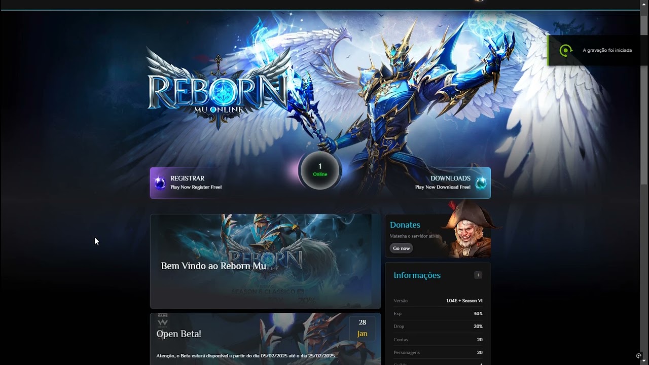 MU ONLINE - Template Custom #09 Web Morpheus / MK DESIGNER