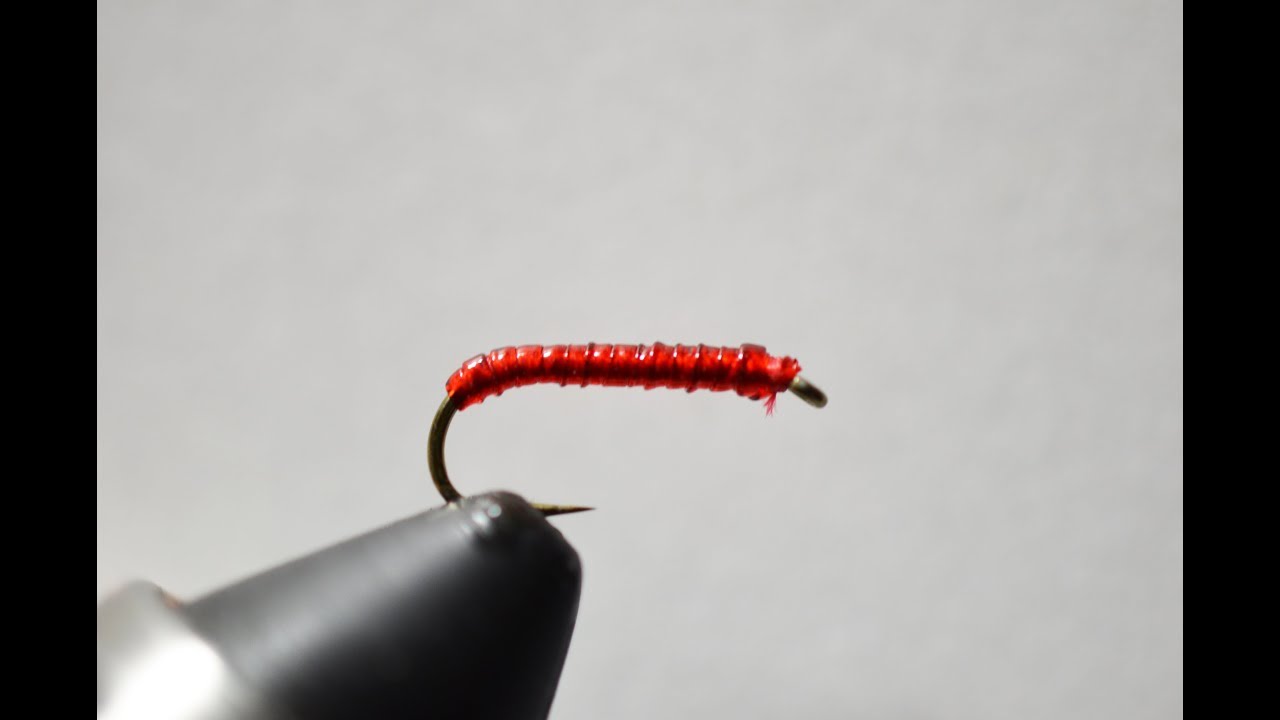 Winter Trout Pattern: Blood Midge