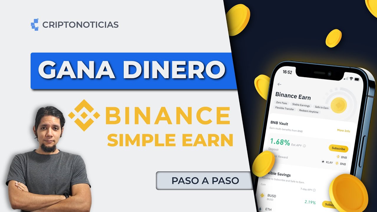 &iquest;C&oacute;mo ganar dinero con Binance Simple Earn? Tutorial Paso a Paso
