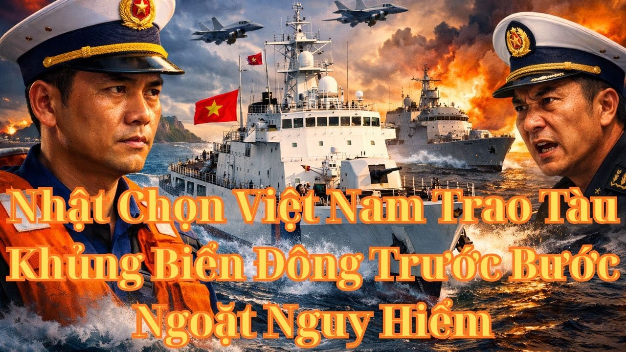 Nhật Chọn Việt Nam Trao Tàu Khủng Biển Đông Trước Bước Ngoặt Nguy Hiểm