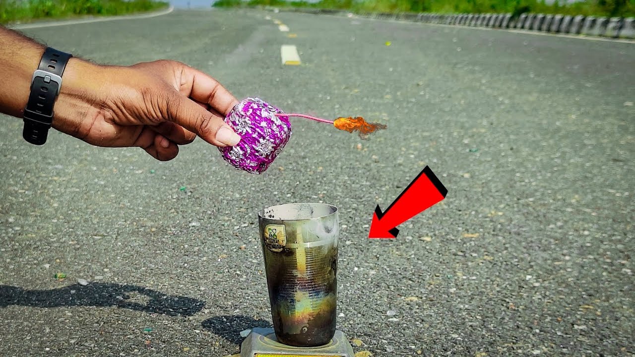 Vip Bomb Vs Steel Glass Experiment 😱 | क्या होगा गिलास के साथ 😀 Happy Diwali 2025