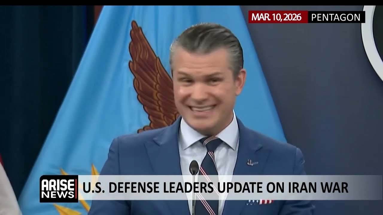 U.S. DEFENSE LEADERS UPDATE ON IRAN WAR