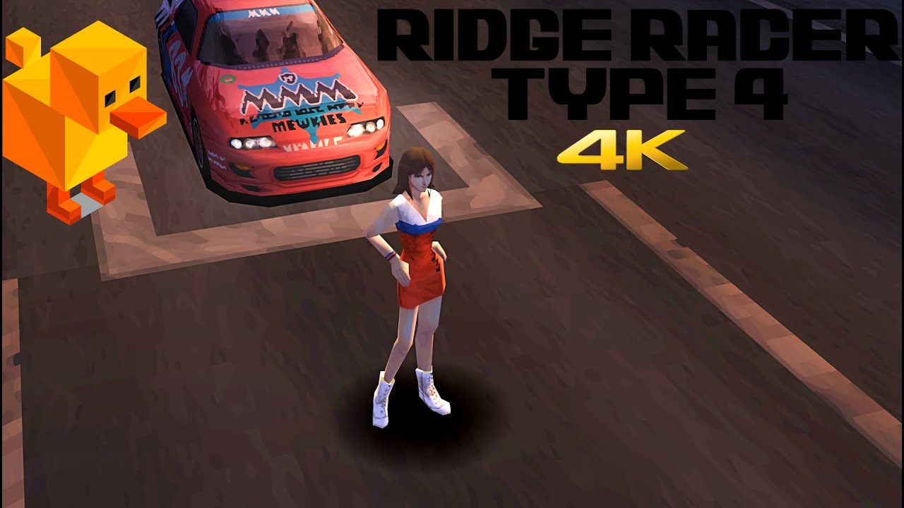 DuckStation 0.1-2956 | R4 Ridge Racer Type 4 4K UHD | PS1 Emulator Gameplay