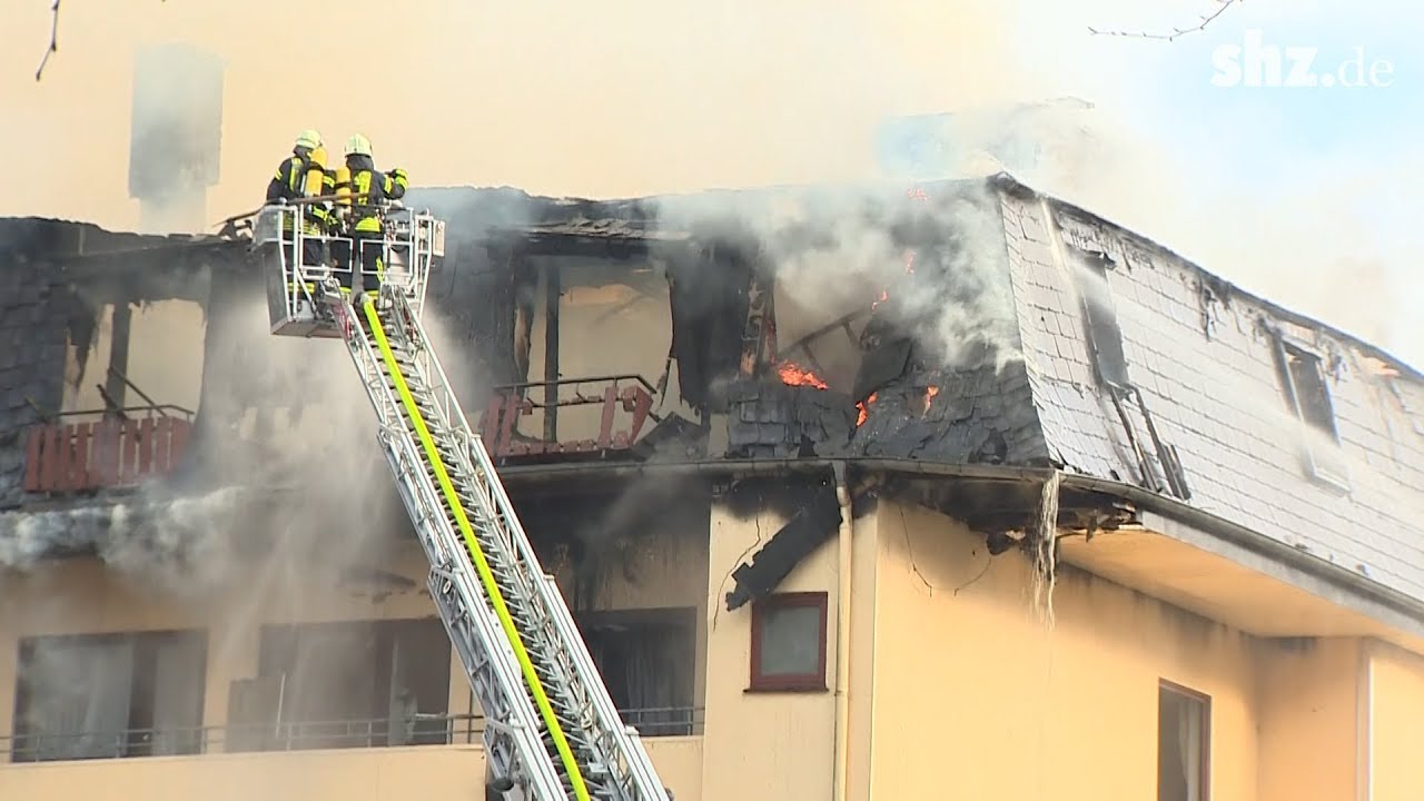 Bad Malente: Großfeuer zerstört Hotel