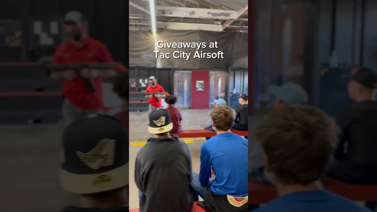 Tac City does giveaways every weekend. Pro tip to winning, Just show up! #taccity #airsoft #gaming