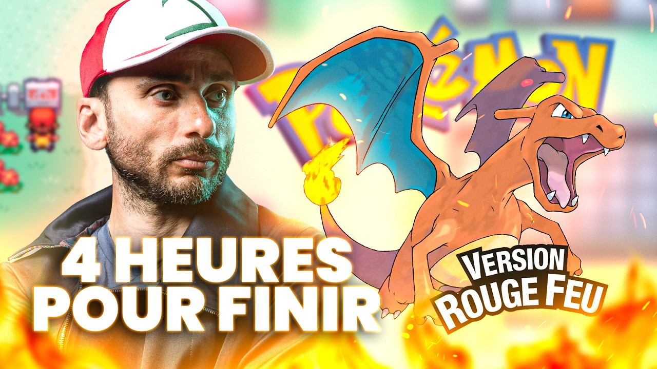 Finir Pokémon ROUGE FEU en moins de 4 heures - NINTENBROS APERÇU