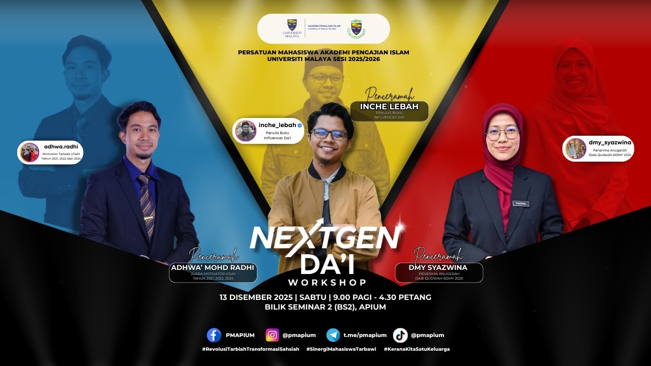 NEXTGEN DA'I WORKSHOP PMAPIUM (SLOT 3)