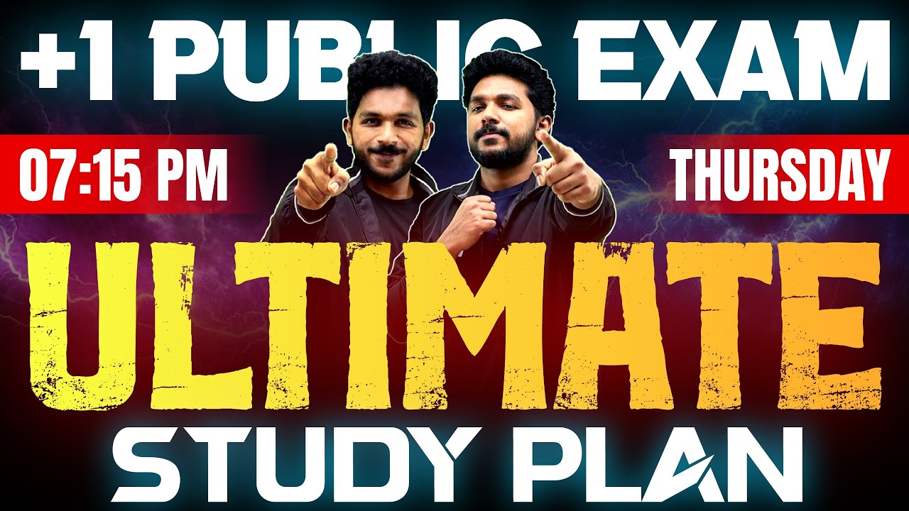 Plus One | Public Exam | Ultimate Study Plan | Exam Winner