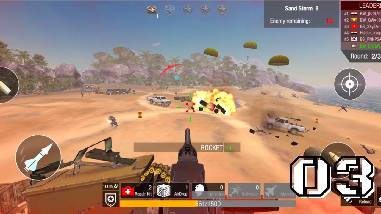 Beach war : fight for survival game play 03 | Dean XO