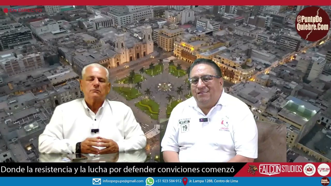 @PuntoDeQuiebre,com con Humberto Pérez Fry hoy: Jhony Pardavé