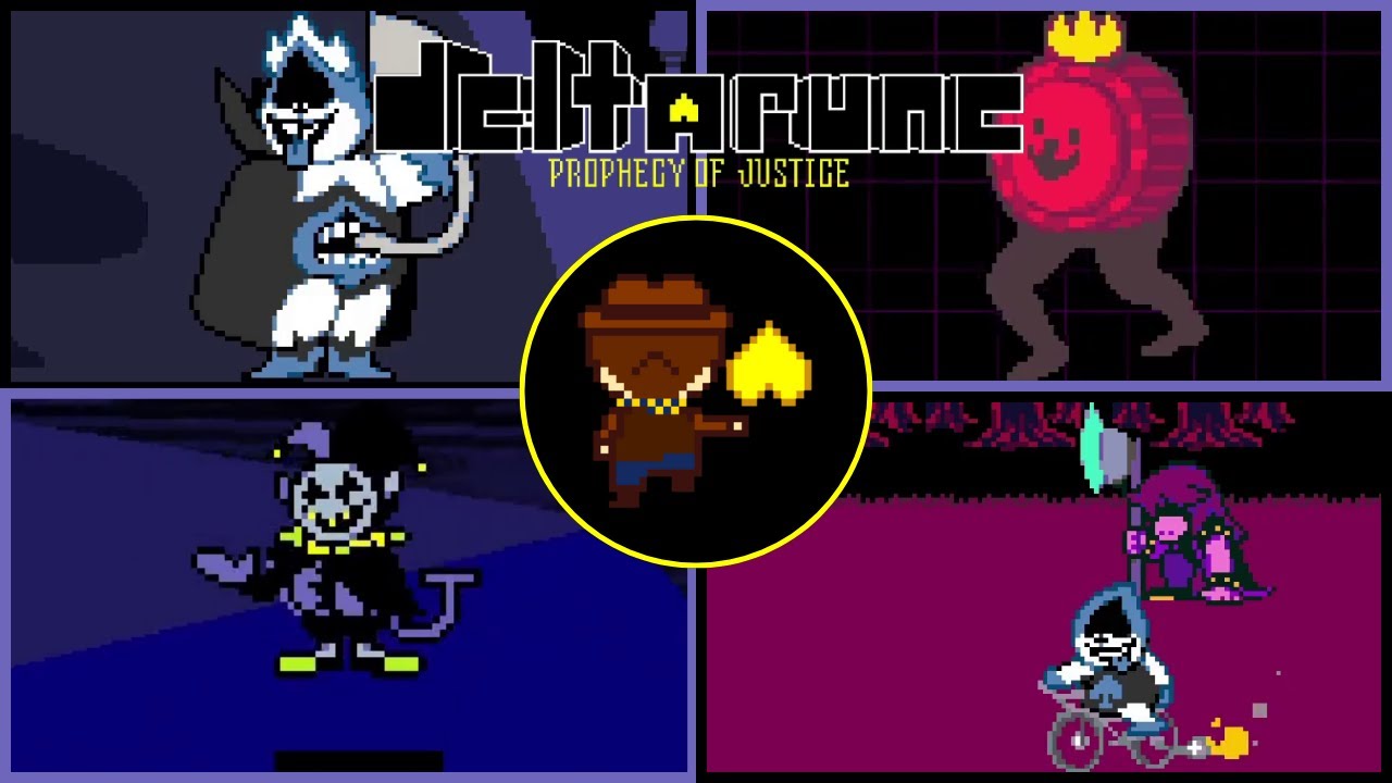 Deltarune: Пророчество Справедливости (ВСЕ БОССЫ + Концовка)