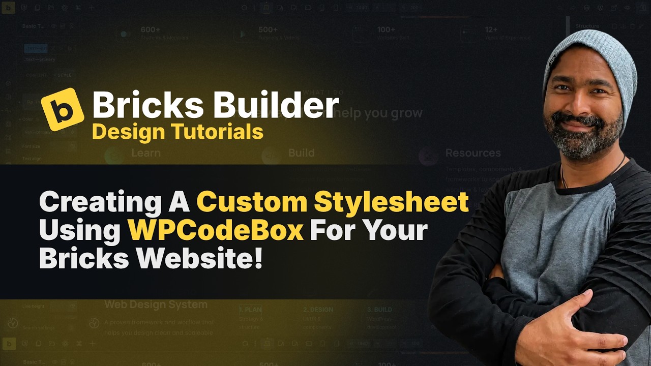 Creating A Custom Stylesheet Using WPCodeBox For Bricks Builder Website