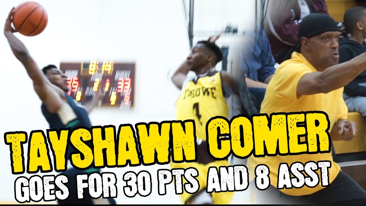 Cathedral's Sophomore Tayshawn Comer IS ON A ROLL Goes for 31 Pts and 8 Asst