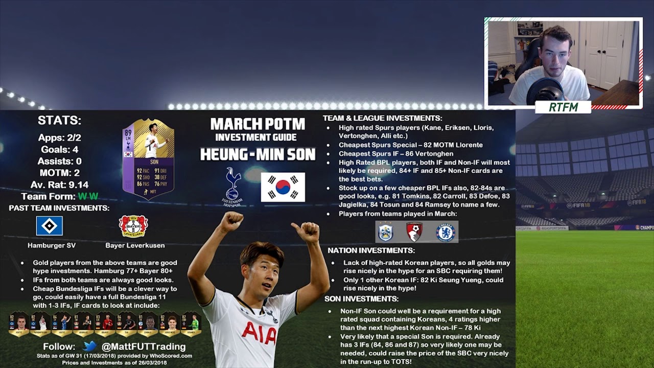 MARCH POTM INVESTMENT GUIDE! 93 SALAH vs 89 SON!