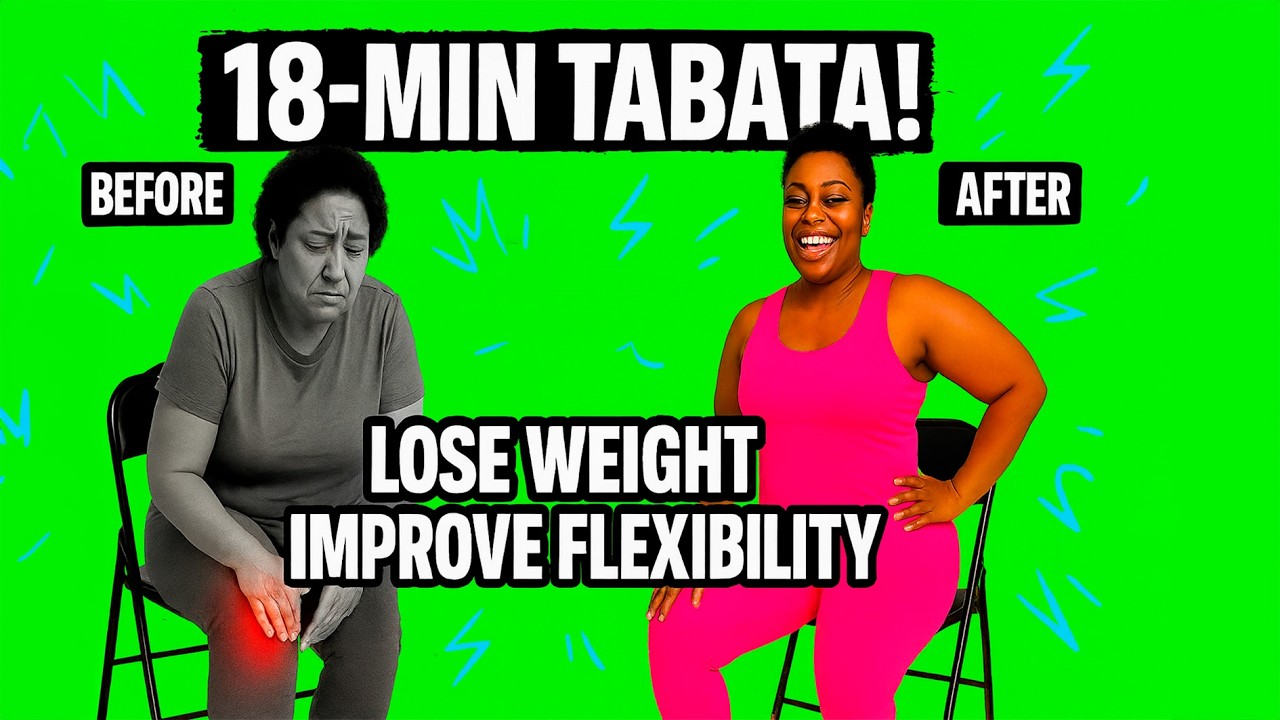 Chair Exercises for Weight Loss & Flexibility | 18 Min Workout for Women 50+