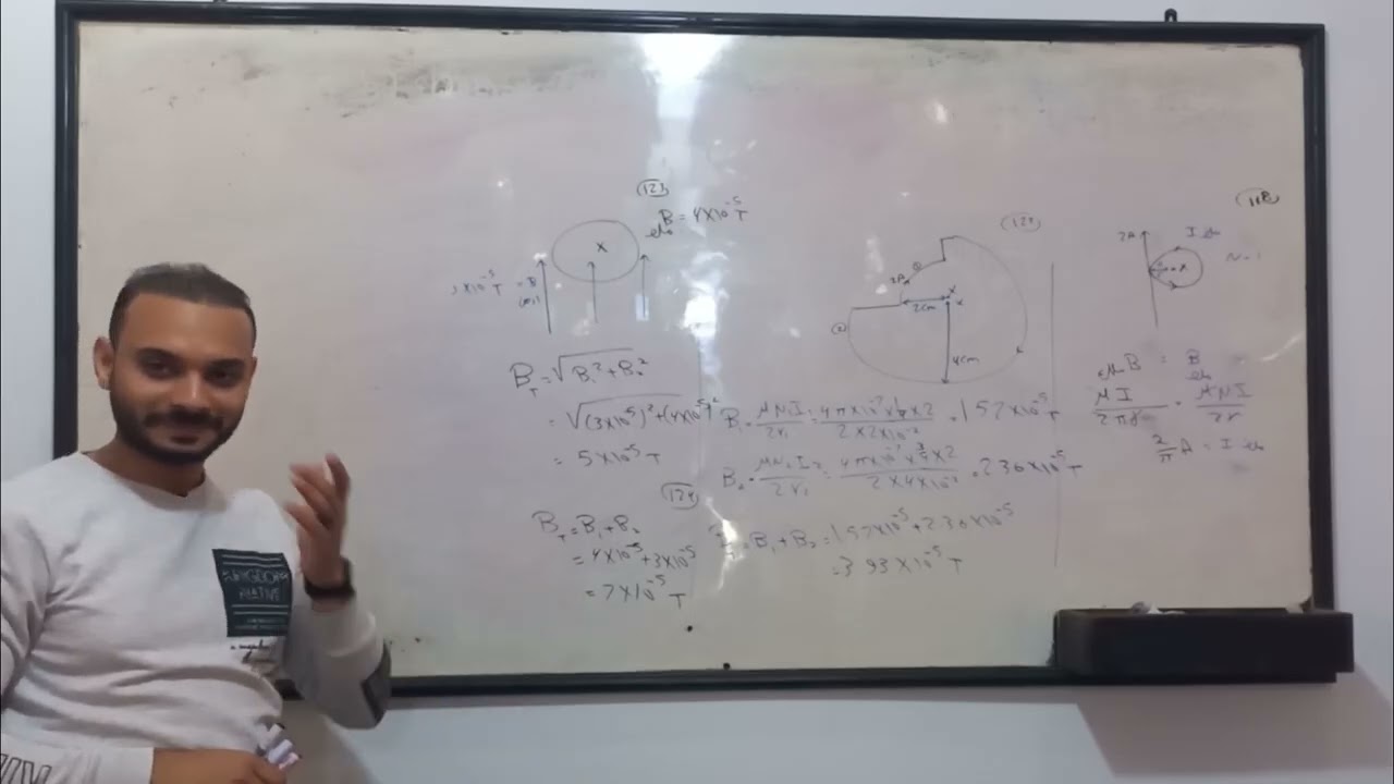 الملف اللولبي وحل واجب الملف الدائري