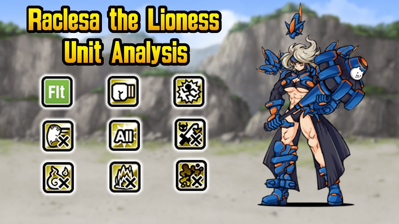 Raclesa the Lioness / Raclesa Σ Analysis - The Battle Cats (Version 15.0)