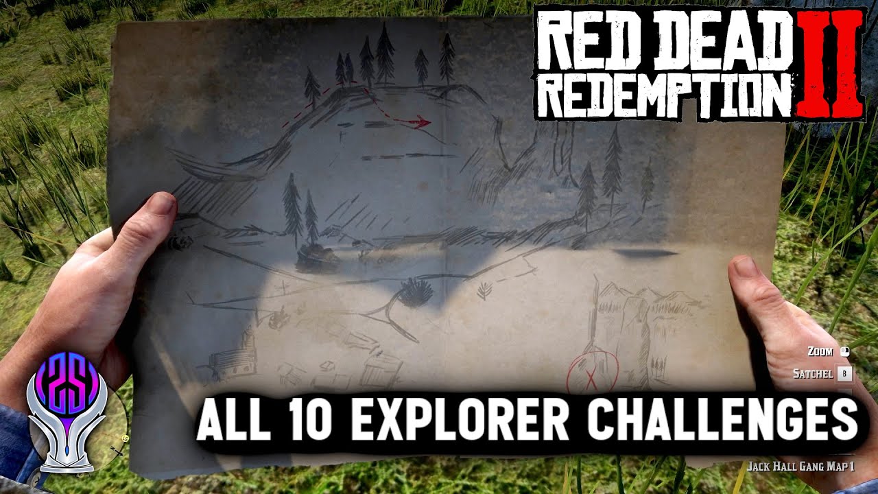 Red Dead Redemption 2 - All 10 Explorer Challenges - 100% Guide