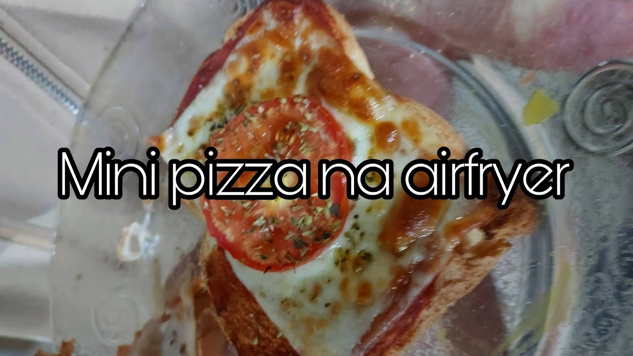 Mini pizza fácil na Airfryer | Dicas da Mara