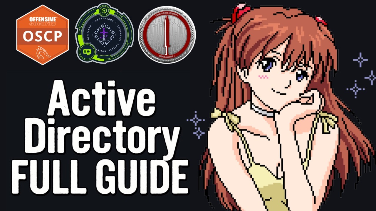 Упрощенное освоение Active Directory для OSCP, CPTS, CRTO и других программ.