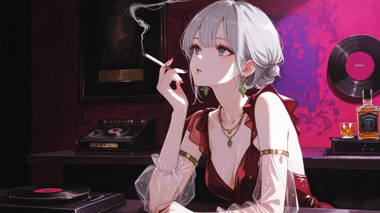 Lofi Jazz Mix - Female Vocals | Late Night – Smoky Vintage Bar