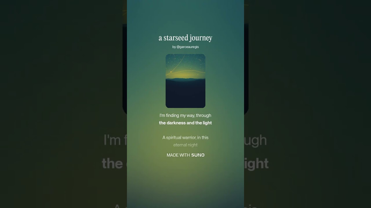 A starseed journey(lyrics)🎸