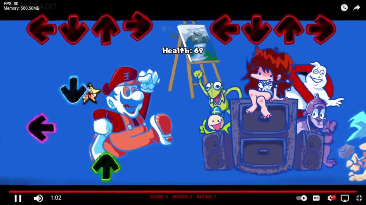 Nourishing Blood WITH LYRICS (PLAYABLE) - FNF: Mario's Madness V2 [PLAY TEST]