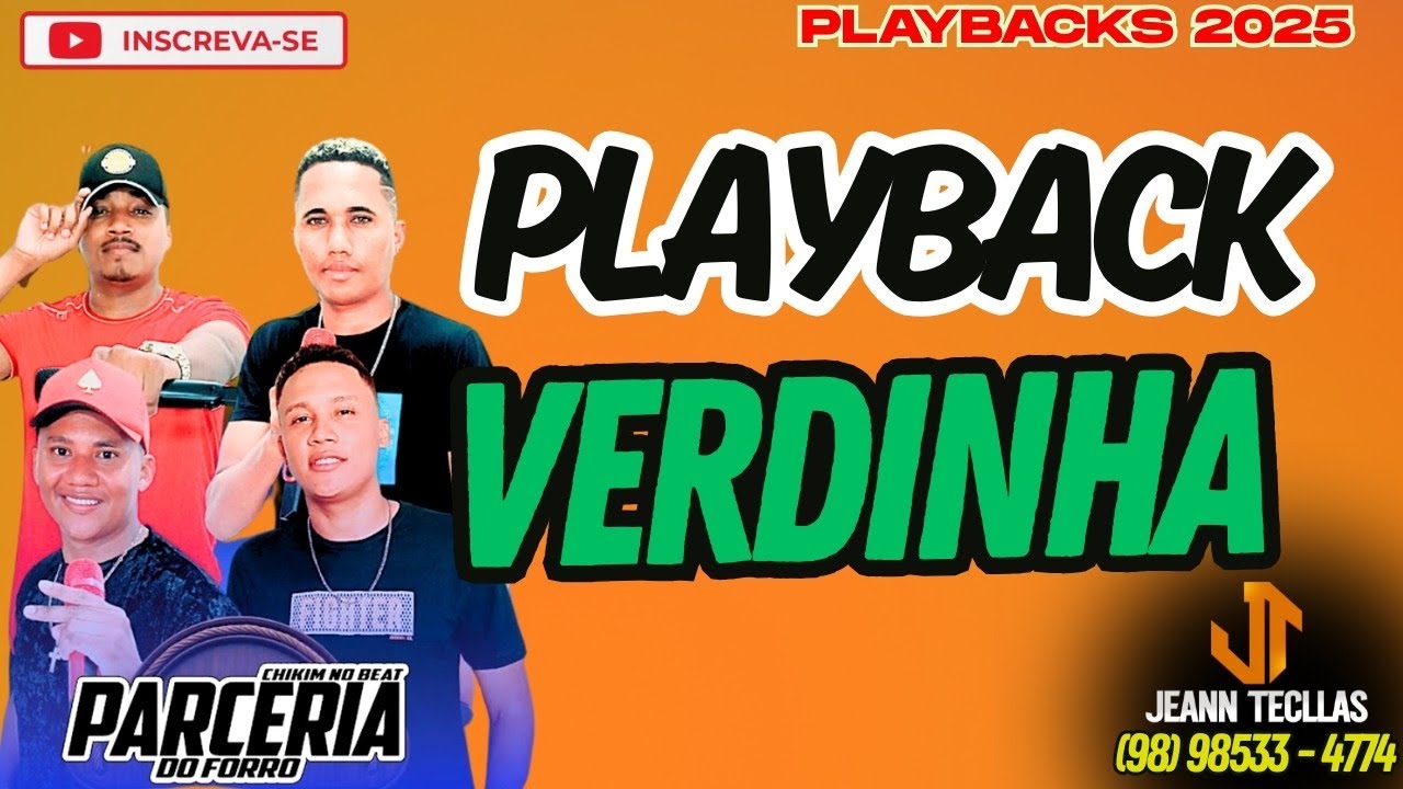 PLAYBACK VERDINHA - RITMO PARCERIA DO FORRÓ 🔥🎹 #karaoke #forrozão #playback