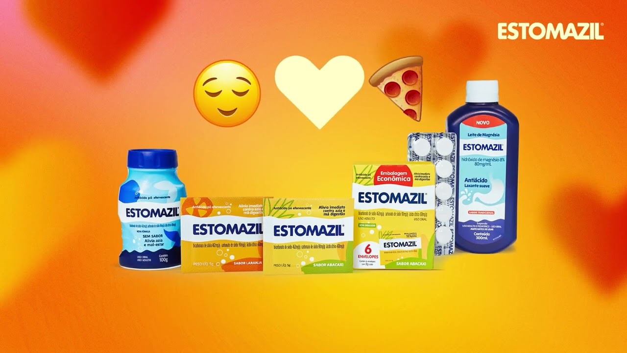 Estomazil alivia a azia na hora!