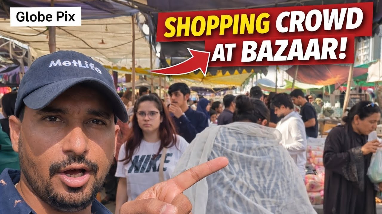Shopping crowd at bazaar| Clifton Karachi |Feb , 2026 vlog | Globe Pix | Liaqat Ali Vlog|