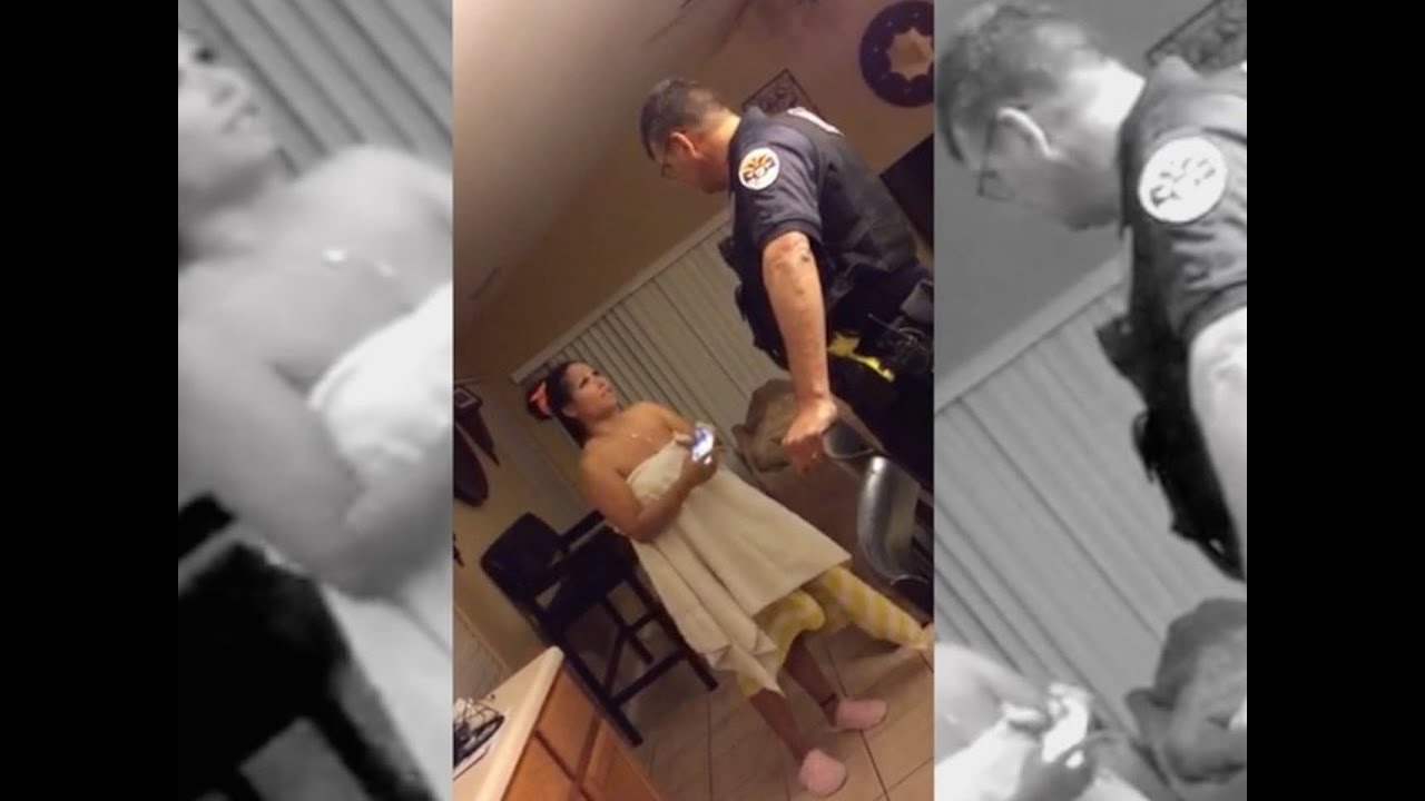 Naked Woman Handcuffed In Her Own House