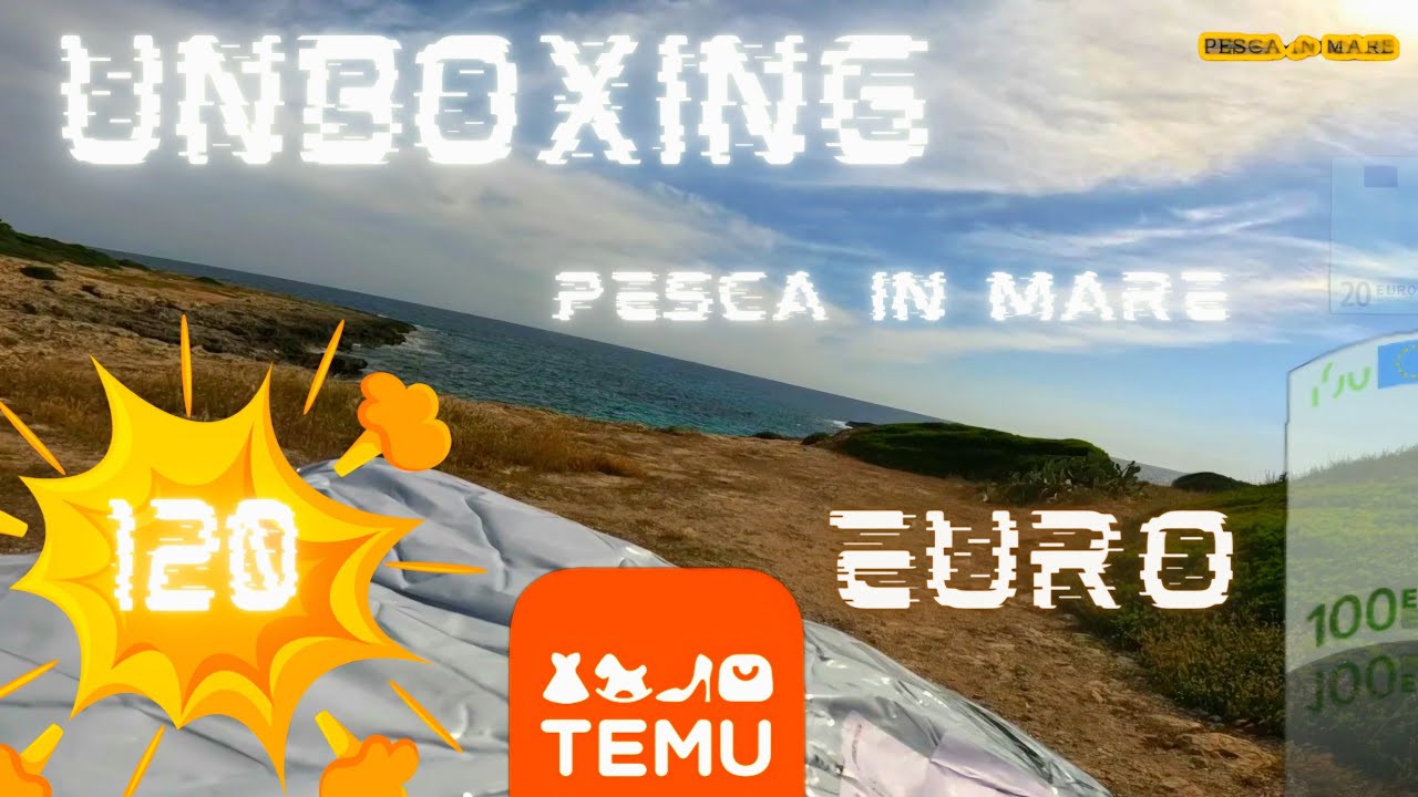 Pescare con Temu si può? Mega Unboxing Attrezzatura Lowcost da 100€ per la Pesca in Mare
