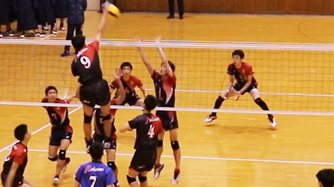 東山vs洛南 第２セット 決勝戦 2020京都新人大会 高校男子バレーボール