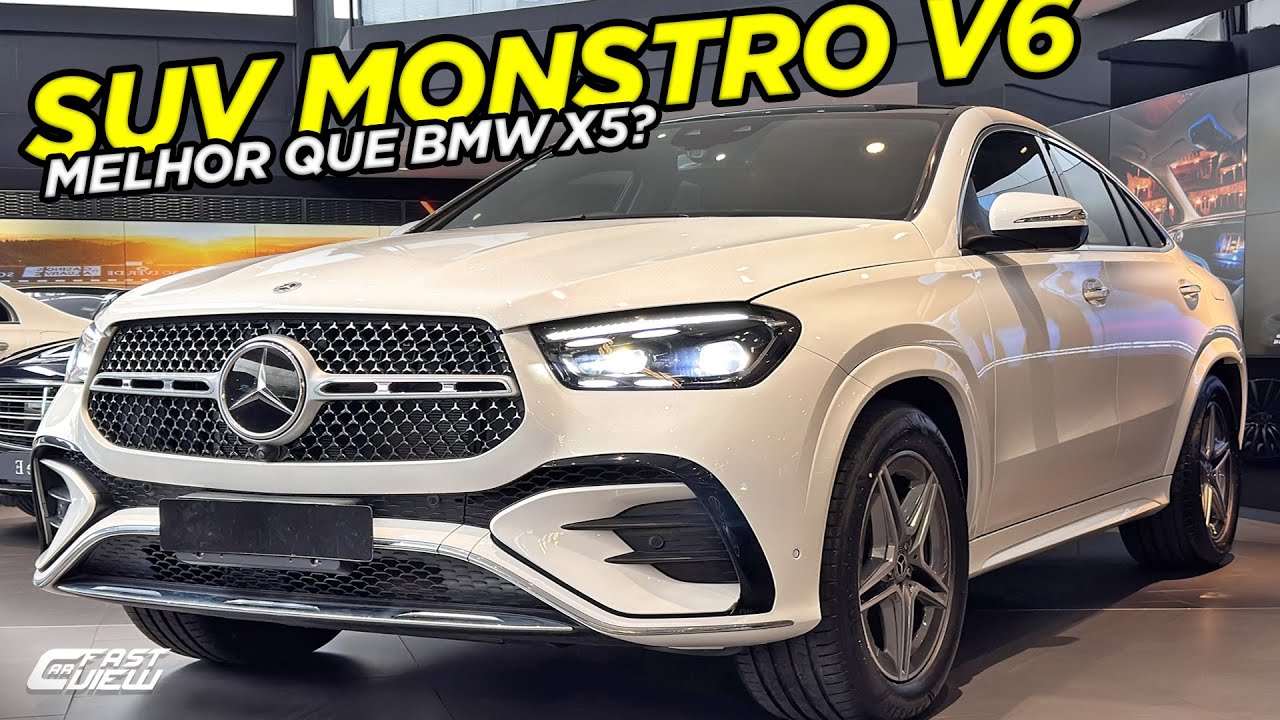 NOVO MERCEDES BENZ GLE 450 2025 BEBE POUCO NO DIESEL COM MOTOR V6, DESIGN ESPORTIVO E INTERIOR LINDO