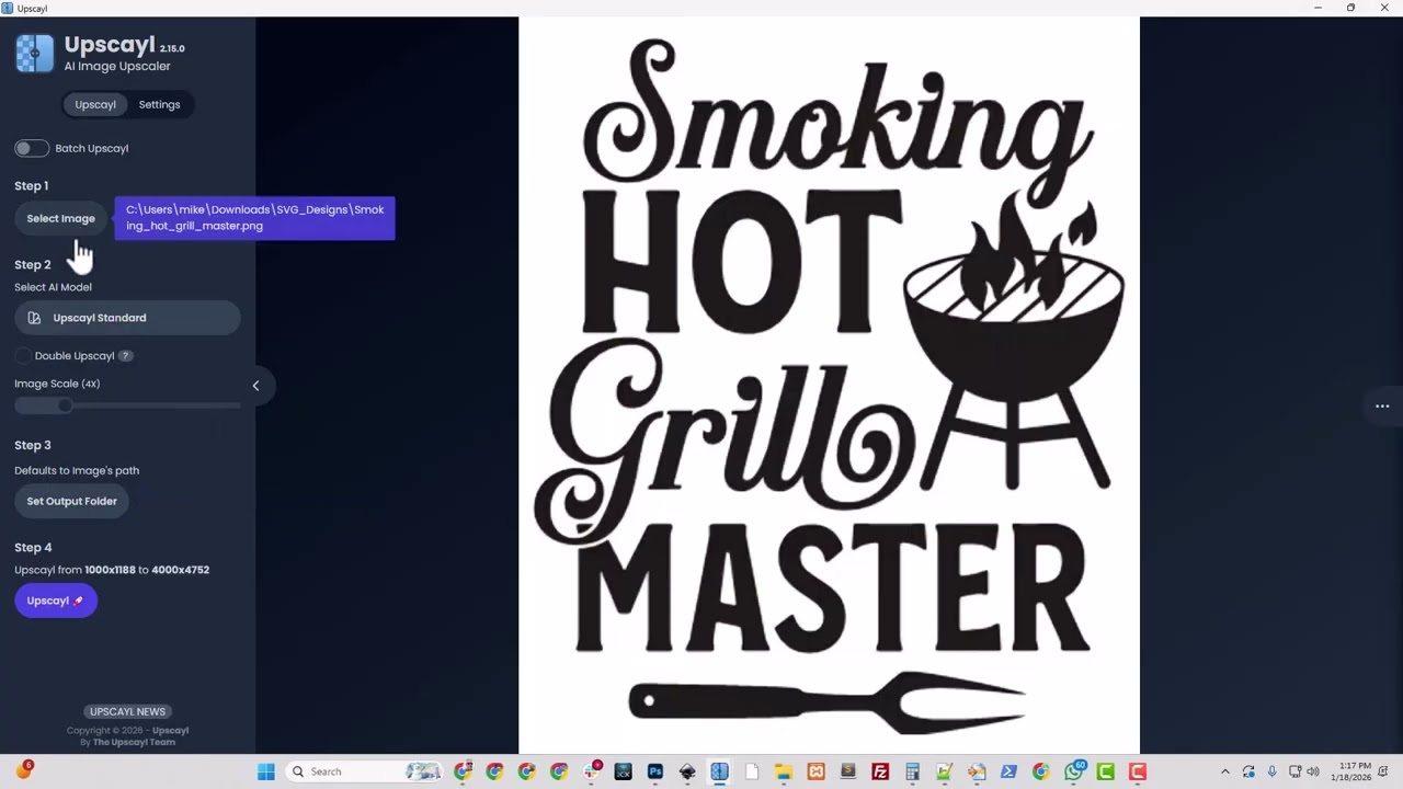 Creating SVG Designs from JPGS with Free Software