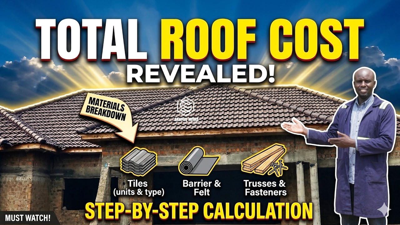Cost & Materials Used To Roof This Bungalow House Using Modern Roofing Tiles_Ecoplastile (Amategula