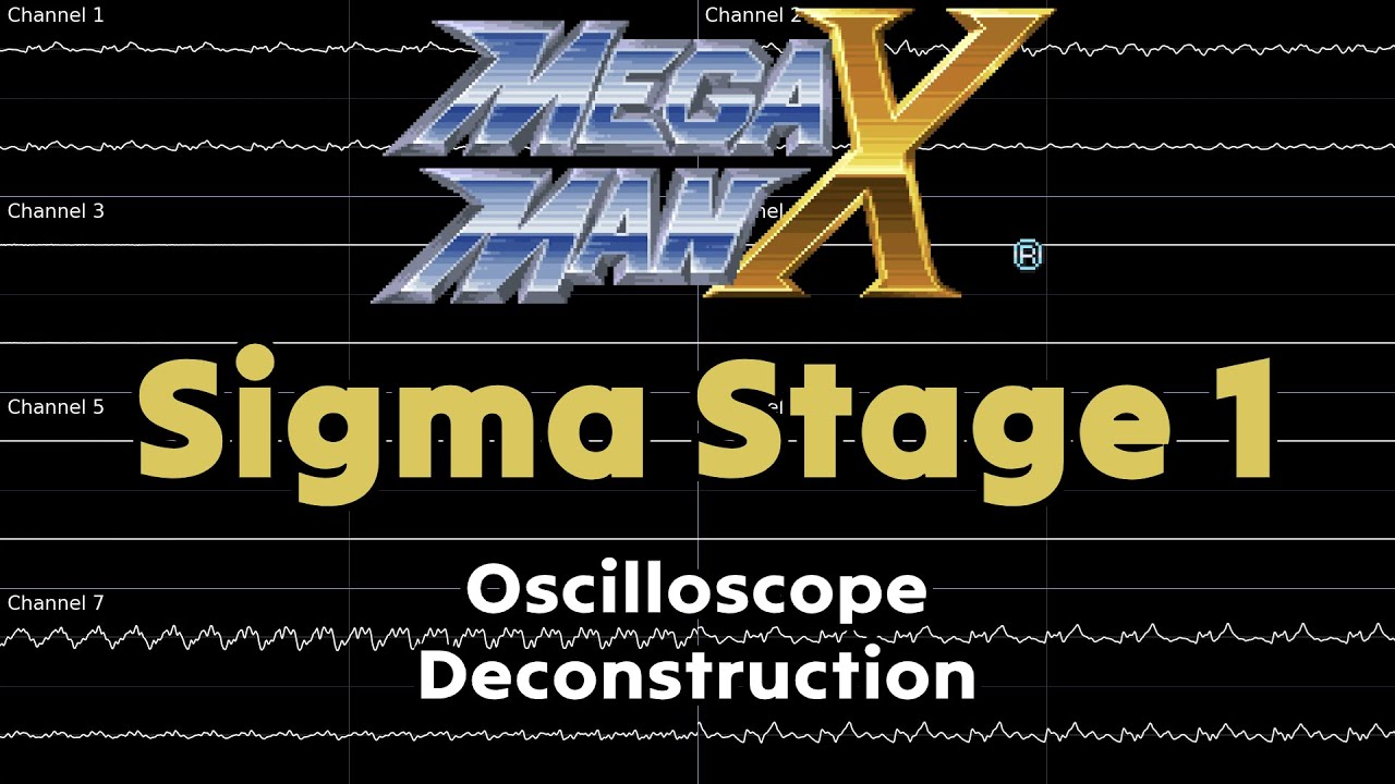 Sigma Stage 1 (Mega Man X) -- Oscilloscope Deconstruction