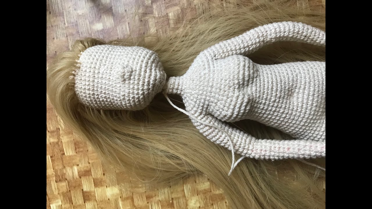 Boneca Amigurumi Cinderela Aula 5 Cabeça Realista