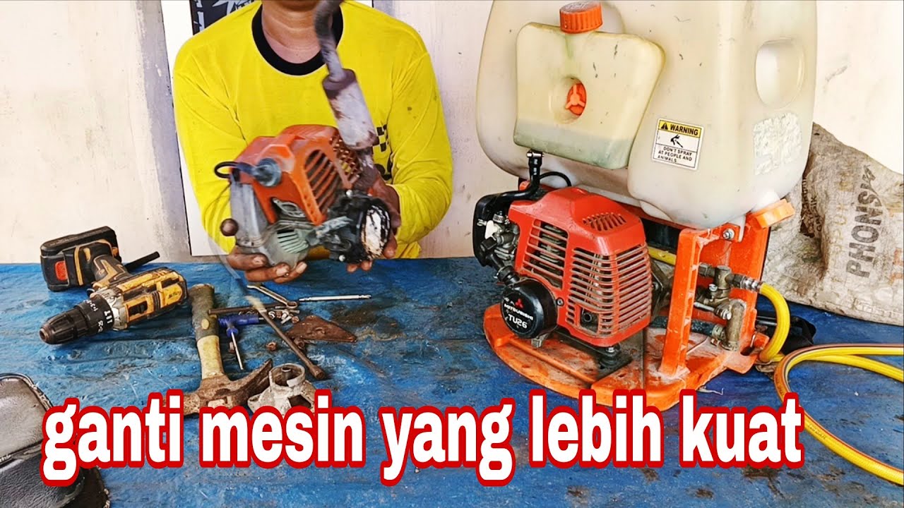 MENUKAR MESIN SEPRAYER MITSUBISHI TU26