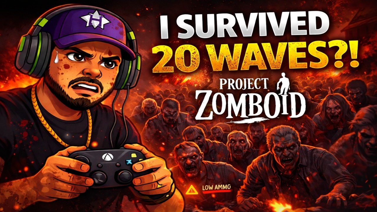 I made it to WAVE 20 Project zomboid Last stand |No commentary