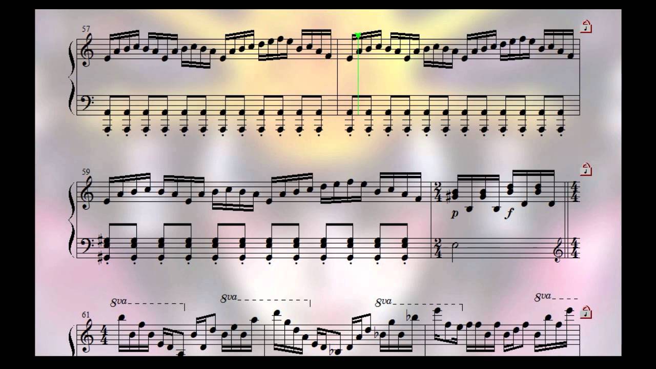 【修正版】ピアノ楽譜で 卑弥呼 (Beatmania IIDX 16 EMPRESS) Piano Version (Revised)