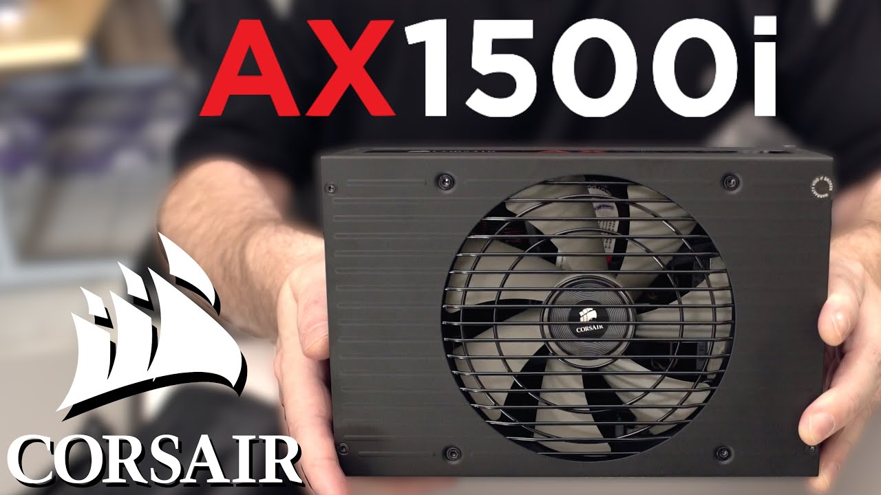 Corsair AX1500i 80 Plus Titanium PSU Unboxing & First Look!
