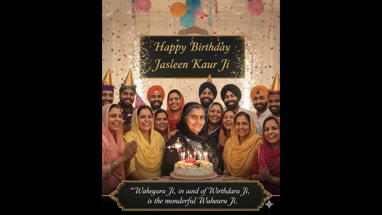 ਤੁਹਾਨੂੰ #ਜਨਮਦਿਨ #ਮੁਬਾਰਕ ਹੋ 🎂 #Happy #Birthday to You 💖 ਪੂਤਾ ਮਾਤਾ ਕੀ ਆਸੀਸ ॥