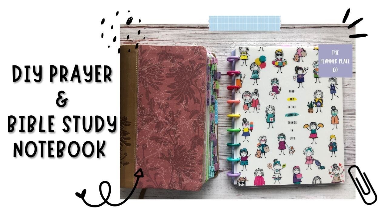 DIY Bible Study & Prayer Notebook Pages