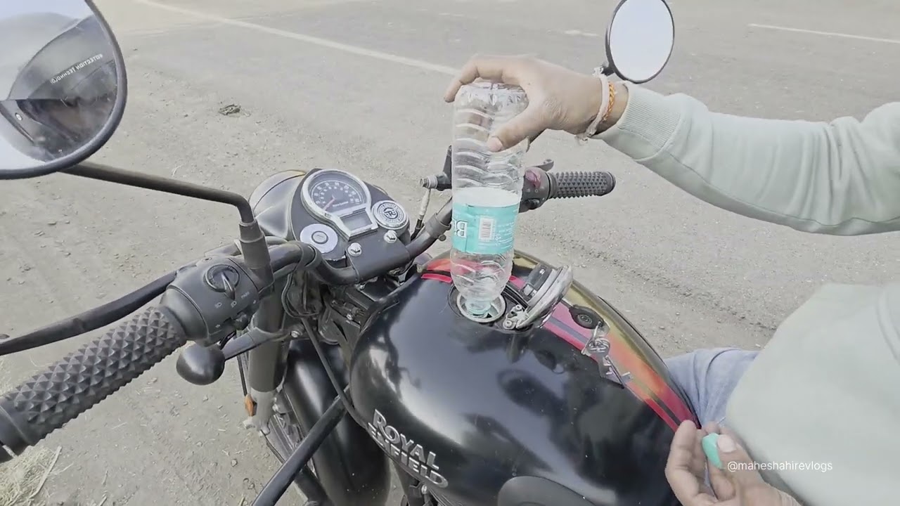 Royal Enfield Bullet classic 350cc mileage testing in Marathi ‎⁨@maheshahirevlogs 