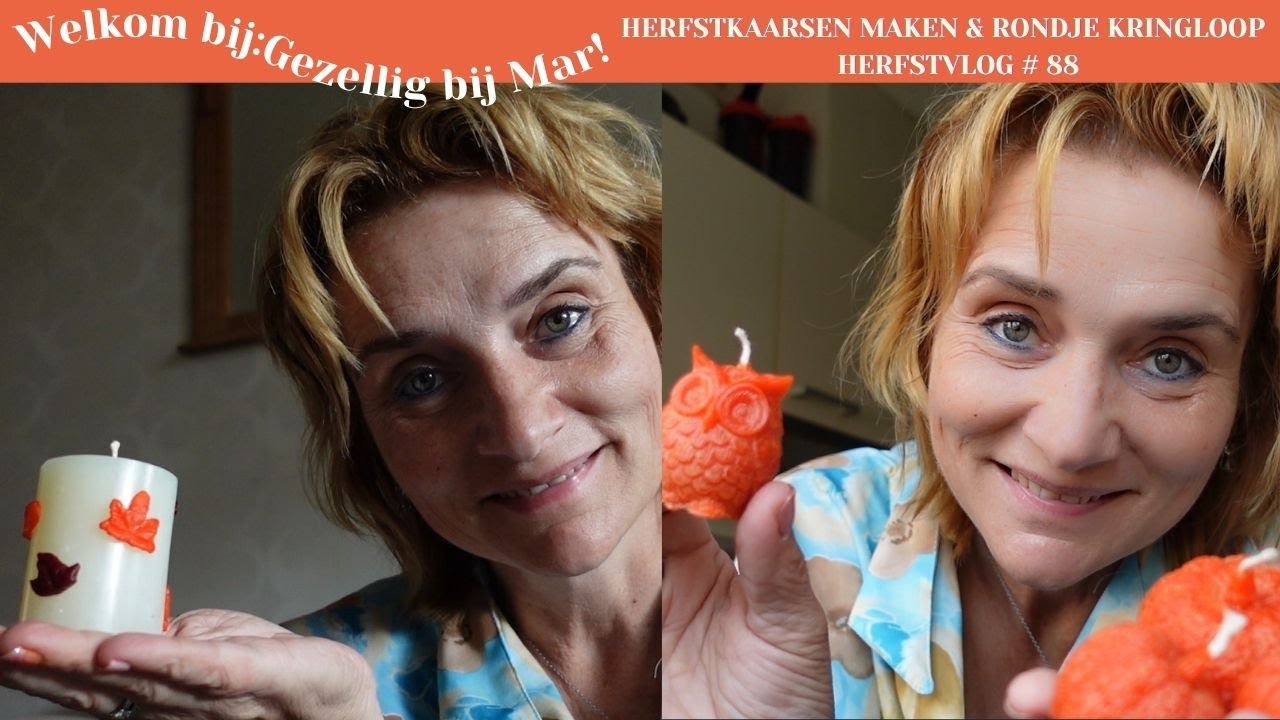 HERFSTKAARSEN MAKEN EN EEN RONDJE KRINGLOOPWINKEL  VLOG 88