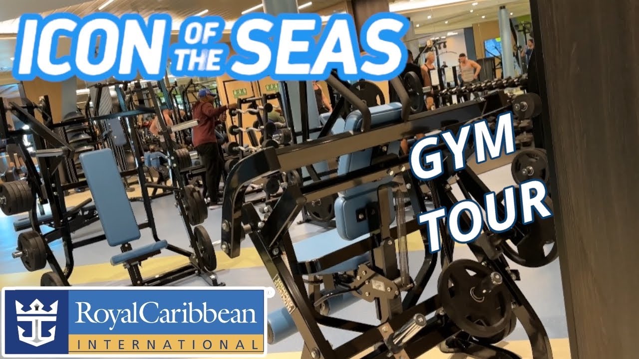Icon Of The Seas Gym Fitness Center Tour | Royal Caribbean