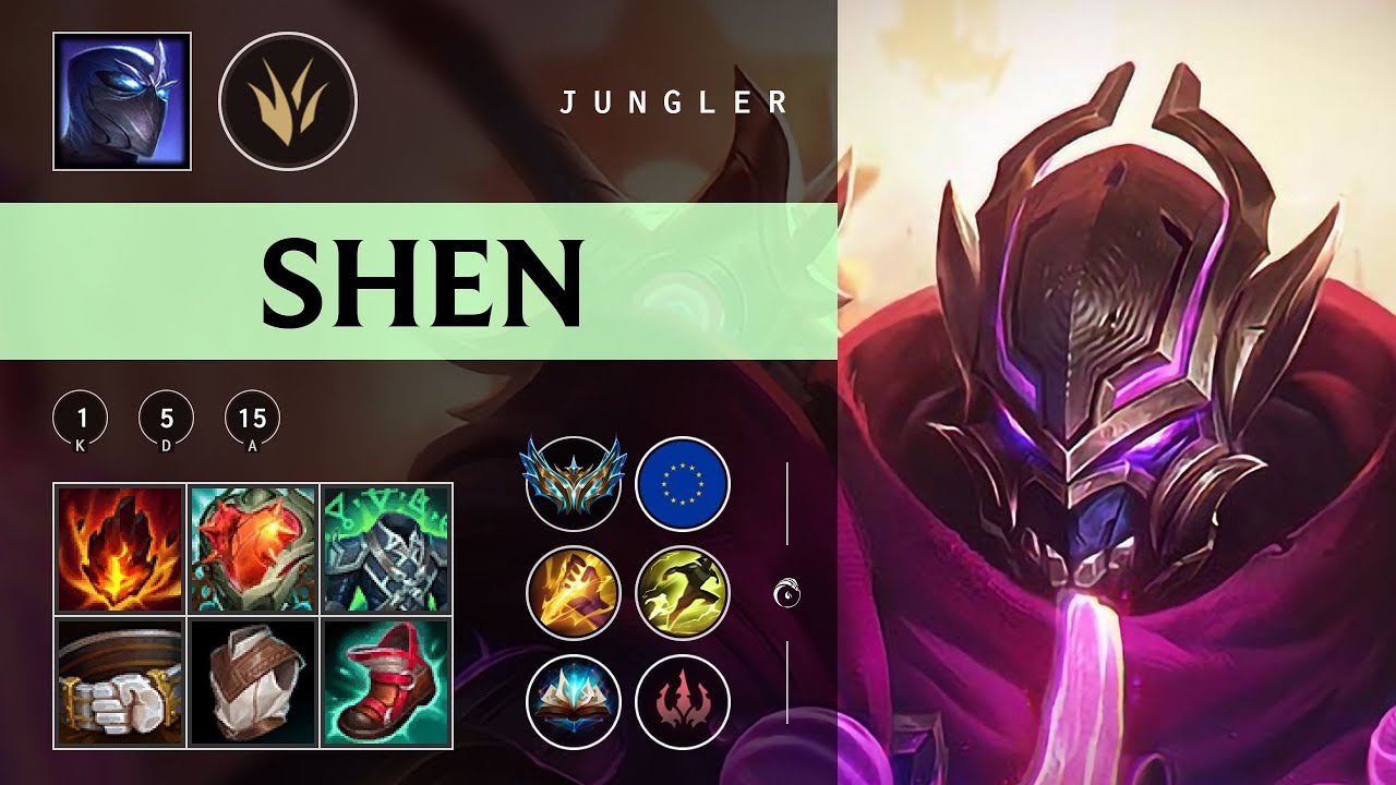 Shen Jungle vs Dr. Mundo - EUW Challenger Patch 25.22