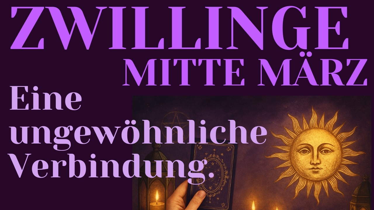 ♊️Zwillinge MITTE MÄRZ 2026❤️Eine Begegnung, die anders ist als erwartet.