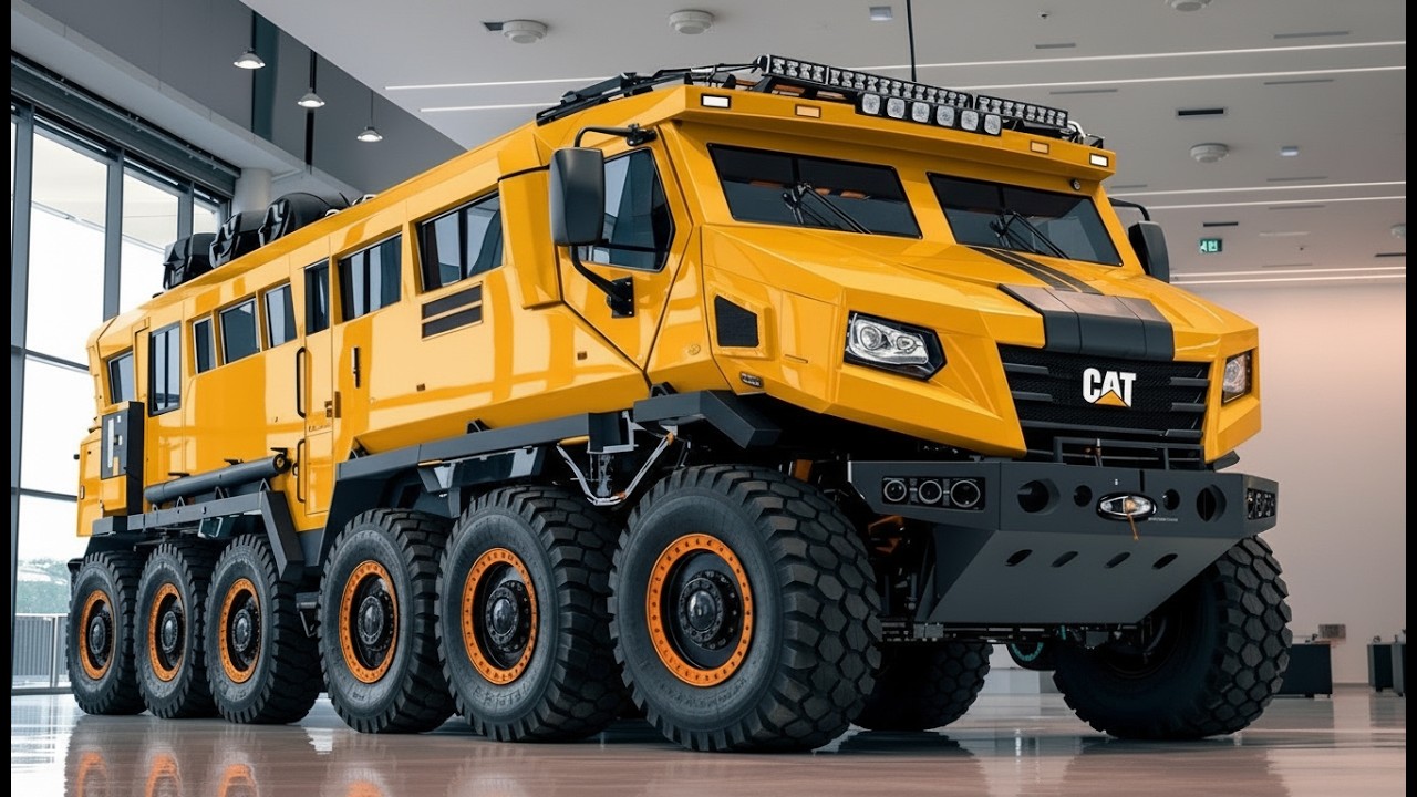 2026 Caterpillar EARTHSHOCK 12×12 – America’s Craziest Off-Road Motorhome You Won’t Believe!